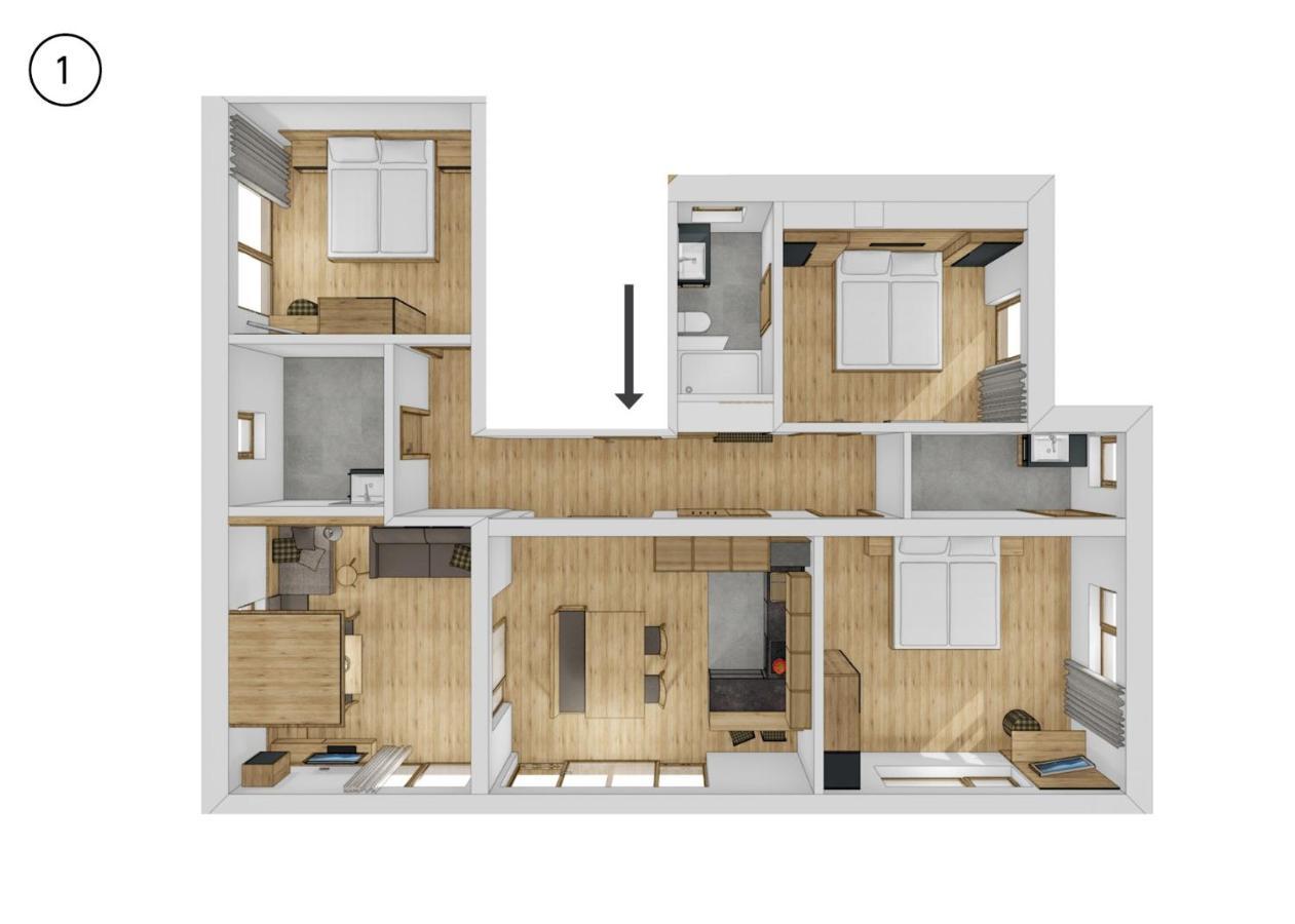 Appartement Foerra Tesido Exterior foto
